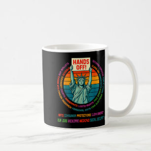 Resist Resistance Usa Statue Of Liberty Hands Off Coffee Mug