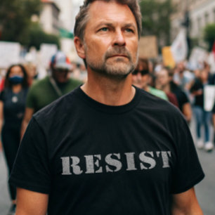 RESIST - Stand Up for Your Rights Protest March T-Shirt
