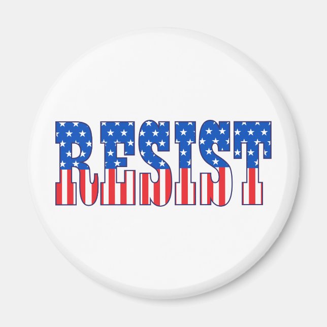 Resist | Stars & Stripes Magnet (Front)