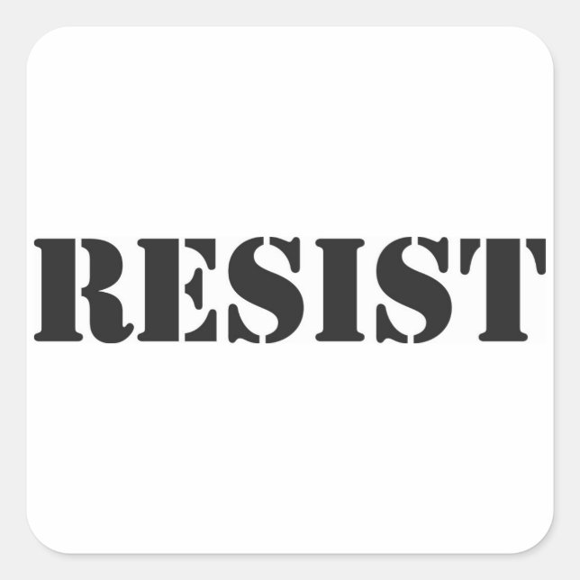 RESIST stickers (Front)