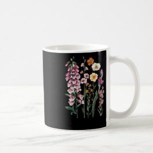 Resist Subtle Floral Protest Vintage Foxglove Dahl Coffee Mug