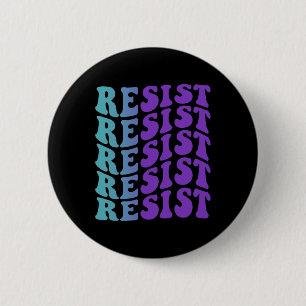 Resist Suicide Prevention Depression Awareness 6 Cm Round Badge
