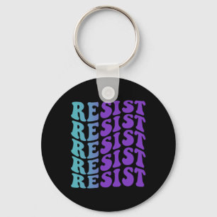 Resist Suicide Prevention Depression Awareness Key Ring