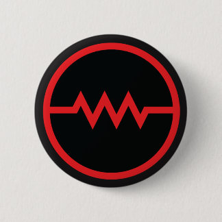 Resist! symbol button (red)