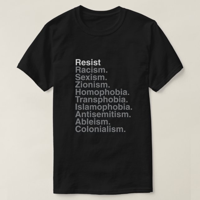 Resist! T-Shirt (Design Front)