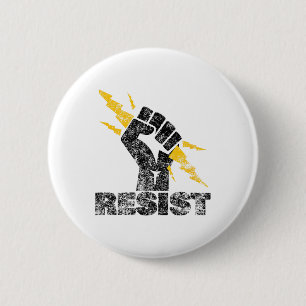 Resist Tee Shirt Resist Fist Shirt And Equal Right 6 Cm Round Badge