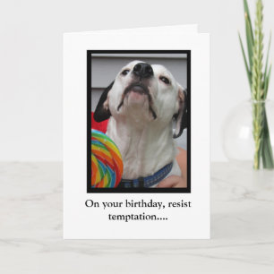 Resist Temptation Card