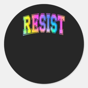 Resist Tie-dye Sticker