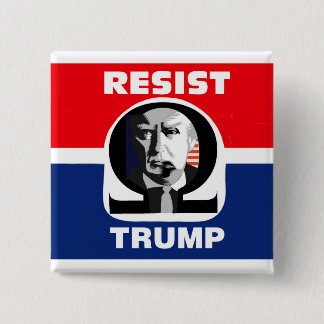 Resist Trump 15 Cm Square Badge
