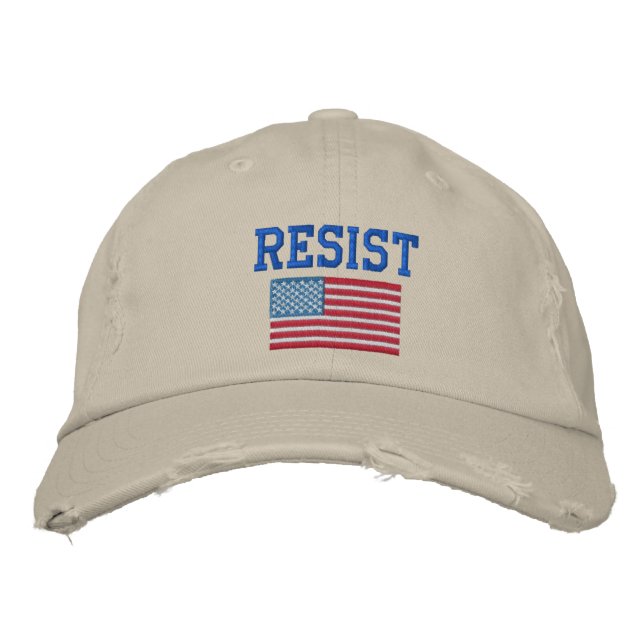 Resist TRUMP Baseball Cap (Front)