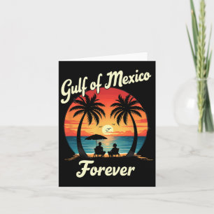 Resist Trump Gulf Of Mexico Forever 2  Card