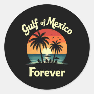 Resist Trump Gulf Of Mexico Forever Classic Round Sticker
