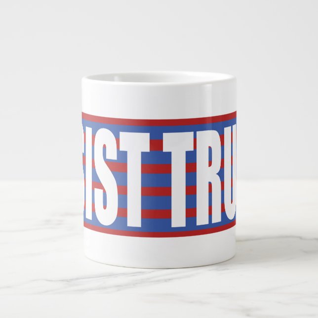 RESIST TRUMP LARGE COFFEE MUG (Front)