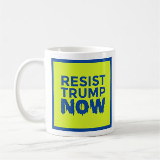 RESIST TRUMP NOW logo mug