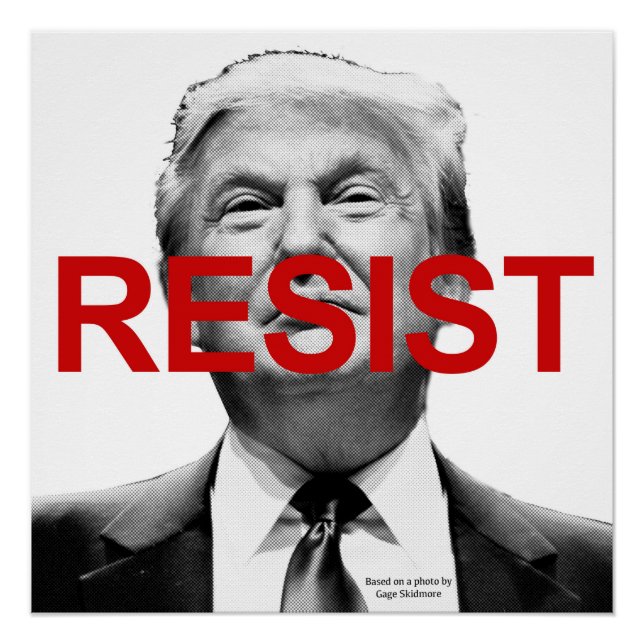 Resist Trump Poster (Front)