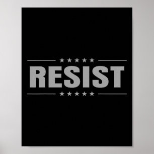 Resist Trump Protest Anti Political We The People Poster