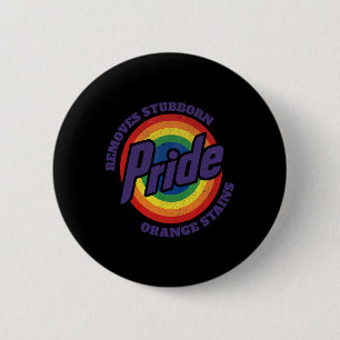 Resist Trump Remove Stubborn Orange Stains Pride M 6 Cm Round Badge