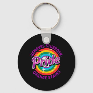 Resist Trump Remove Stubborn Orange Stains Pride M Key Ring