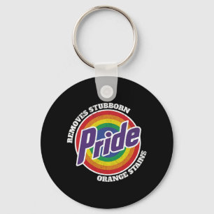 Resist Trump Remove Stubborn Orange Stains Pride M Key Ring