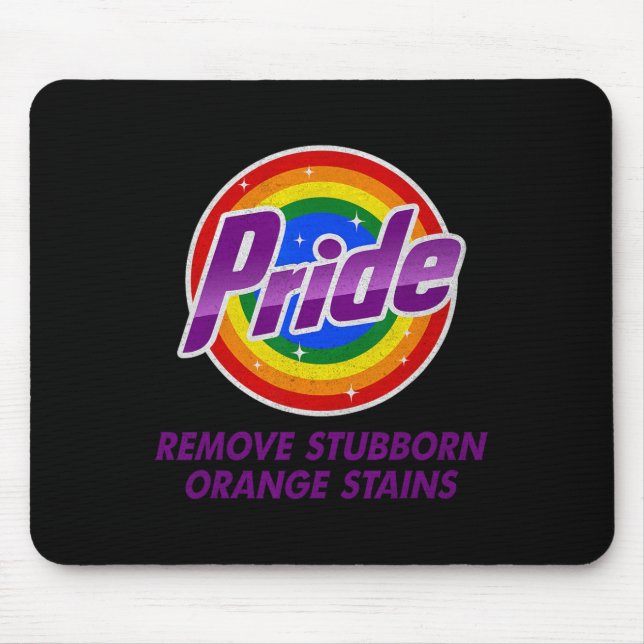 Resist Trump Remove Stubborn Orange Stains Pride M Mouse Mat (Front)