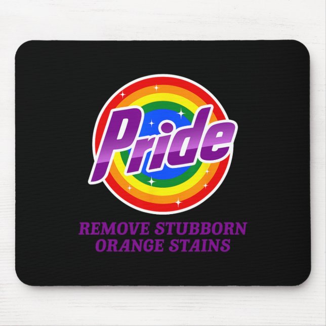 Resist Trump Remove Stubborn Orange Stains Pride M Mouse Mat (Front)