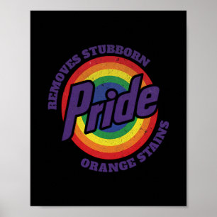 Resist Trump Remove Stubborn Orange Stains Pride M Poster