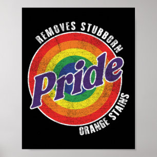 Resist Trump Remove Stubborn Orange Stains Pride M Poster