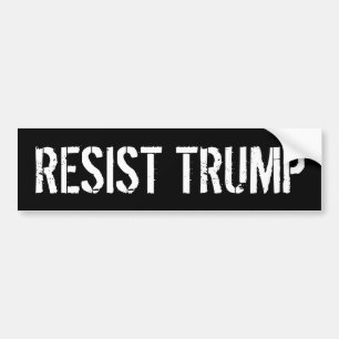 Resist Tump - Anti President Trump Bumper Sticker