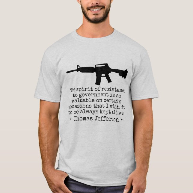 Resist Tyranny T-Shirt (Front)