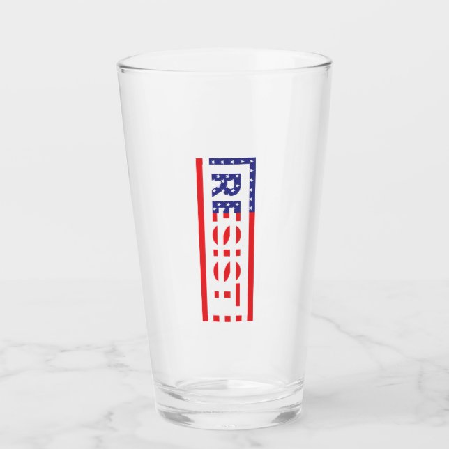 RESIST | United States Flag Glass (Front)