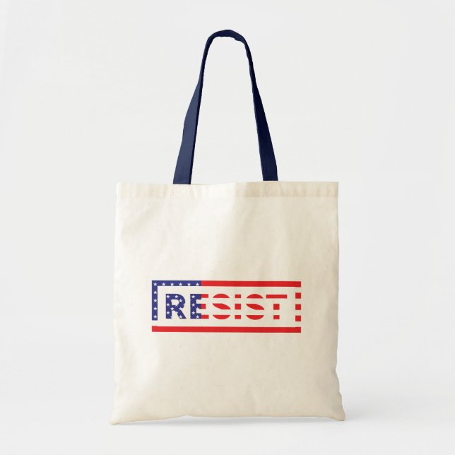 RESIST | United States Flag Tote Bag (Front)