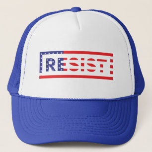 RESIST United States Flag Trucker Hat
