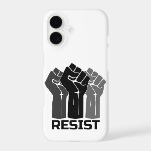 Resist with fist - in black 0003