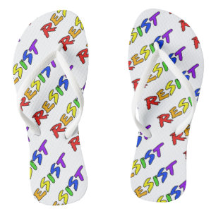 Resist with Pride! Flip Flops