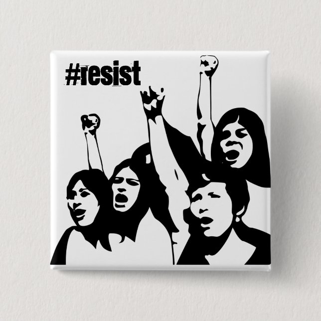 Resist, Women's Rights Button (Front)
