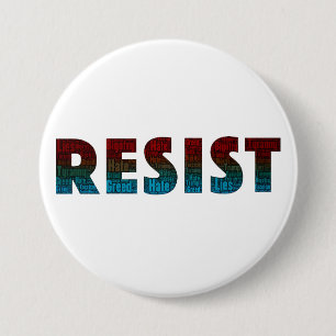 RESIST Word Art Button