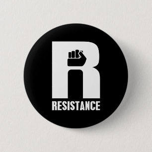 Resistance 6 Cm Round Badge