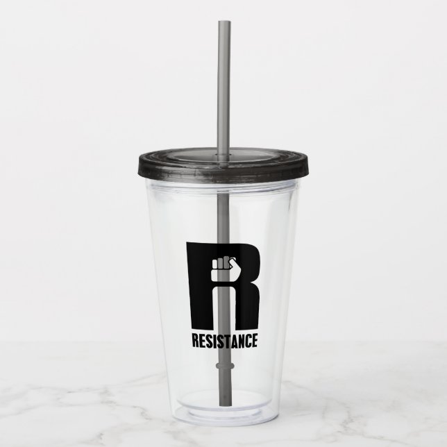 Resistance Acrylic Tumbler (Front)