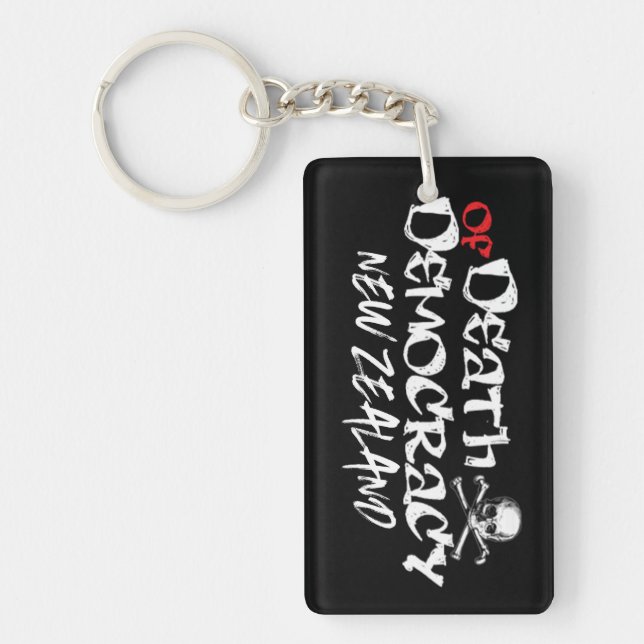Resistance Becomes Duty NZ Political Key Ring (Front)