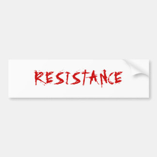Resistance Bumper Sticker
