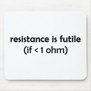 resistance is futile mouse mat