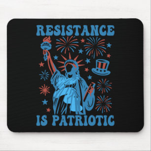 Resistance Is Patriotic Statue Of Liberty 17th Jul Mouse Mat