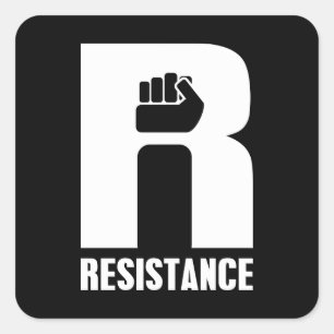 Resistance Square Sticker
