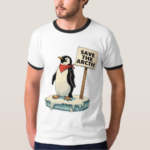 Resistance: The Penguin Fights Back Against Tariff T-Shirt