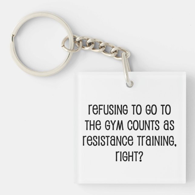 Resistance Training Key Ring (Front)