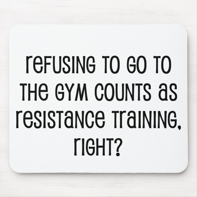 Resistance Training Mouse Mat (Front)