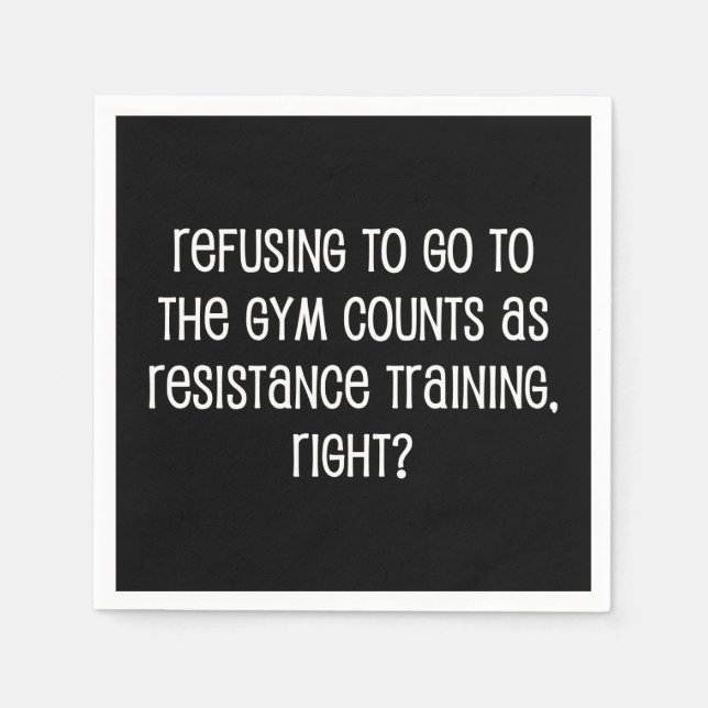 Resistance Training Napkin (Front)