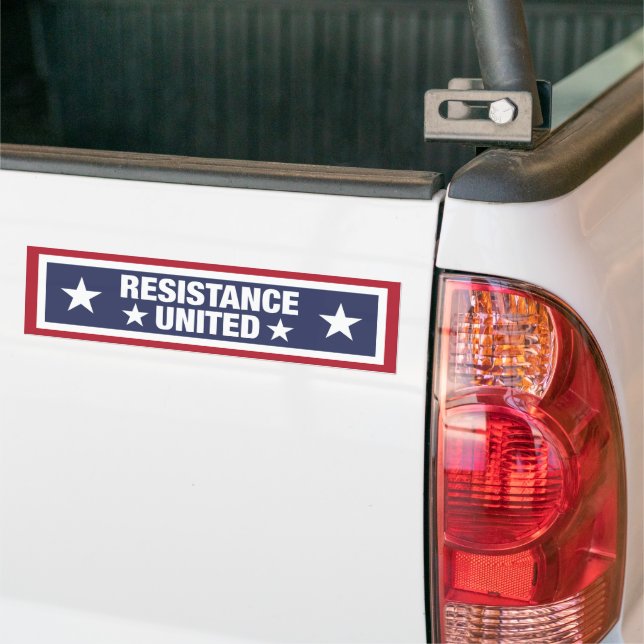 Resistance United Bumper Sticker (On Truck)