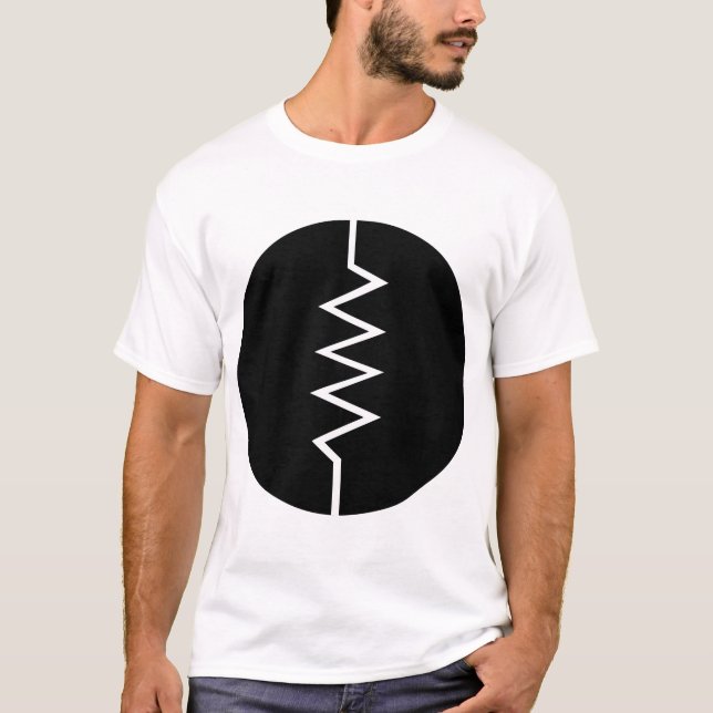 Resistor Symbol - Circled T-Shirt (Front)