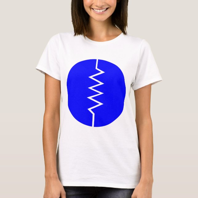 Resistor Symbol - Circled T-Shirt (Front)